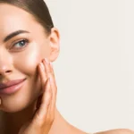 Woman showing smooth, youthful skin after Juvederm® treatment in Dallas, GA